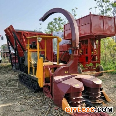 河南玉米秸秆青储机价格 大型后翻自卸式农作物青储机