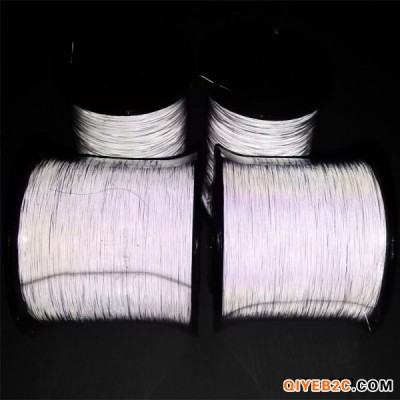 双面高光度反光丝 编织绳子专用反光纱 厂家直供