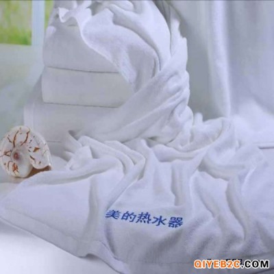 厂家直销酒店宾馆专用浴巾全纯棉印绣定制logo吸水