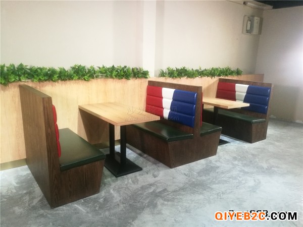 珠海湘菜馆特色卡座沙发定制，餐饮家具厂家