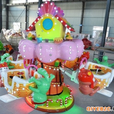 郑州神童小型豪华新款游乐设备糖果飞船价格厂家直销