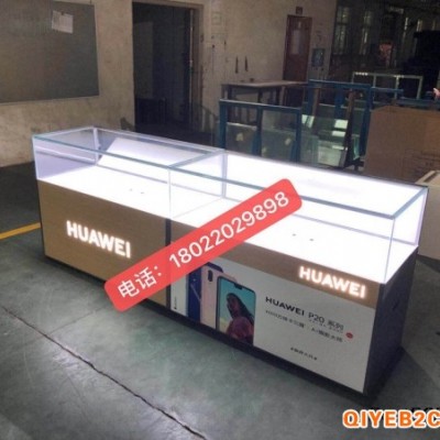 四川华为手机柜台展示体验桌配件柜收银台生产厂家