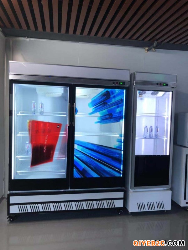 东莞惠华电子厂家热销产品55寸透明液晶显示冰箱门