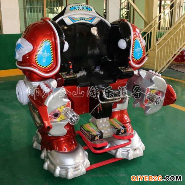 造型科幻吸引力强小机器人 价格实惠机器人游艺设施