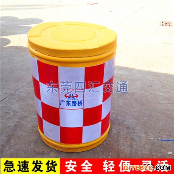 吸塑塑料水马隔离桶道路设施反光桶滚塑防撞桶道路施工