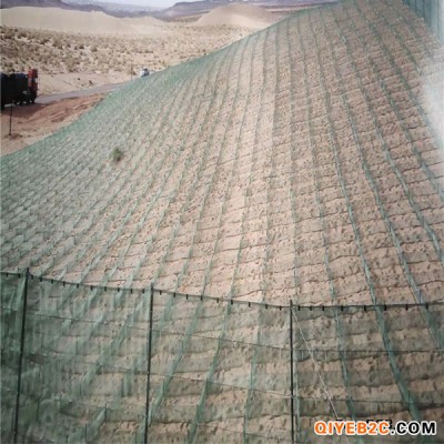 新疆防风固沙网 和田大沙漠防沙网阻沙网 公路阻沙障