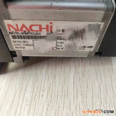 NACHI不二越伺服电机维修MSMF022L2U2
