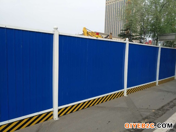 工地防护隔离挡板彩钢围挡市政防护隔离挡板支持定制