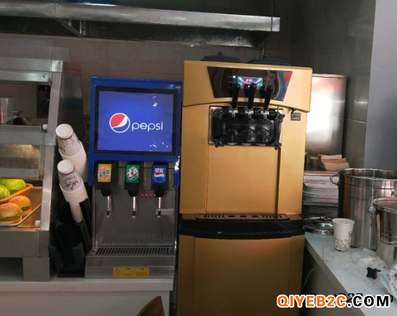 三头可乐机自助餐厅饮料机