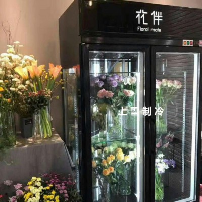 昆山厂家直销花店鲜花柜玻璃门冷藏柜