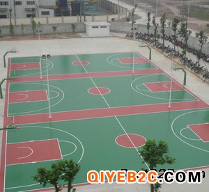 重庆合川水性环保硅PU材料厂家硅PU篮球场施工
