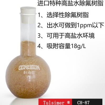 除氟树脂CH-87用于矿井水氟化物超标处理