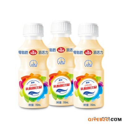 广东乳酸菌饮料OEM贴牌350ML12瓶装厂家生产
