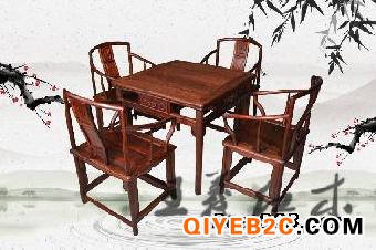 古典红木茶桌家具免费安装