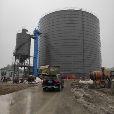 吉林市粉态物料储存罐 大型钢板库制作商