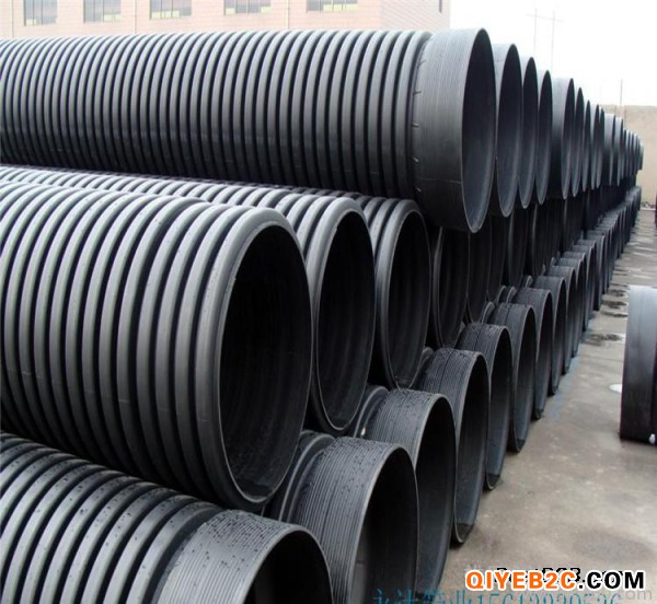 北京直销HDPE双壁波纹管钢带增强螺旋波纹管排污管