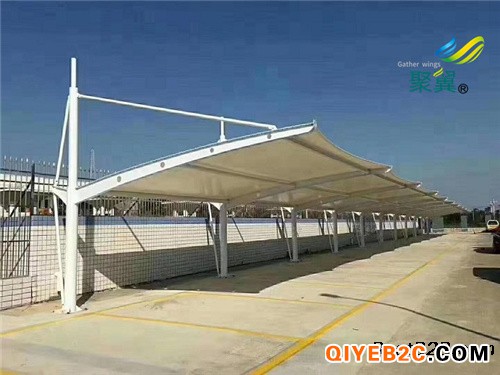 上海膜结构车棚自行车停车棚设计安装
