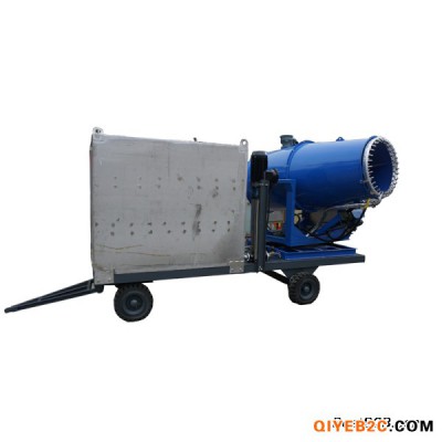 石料厂固定式远程射雾器 液压驱动80米集中控制雾炮