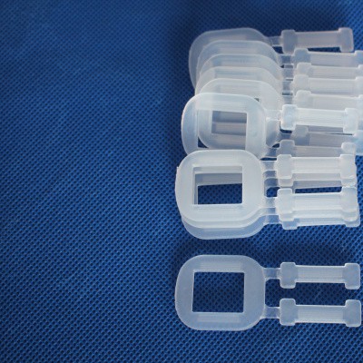 奶白塑料打包扣 透明塑胶包装扣