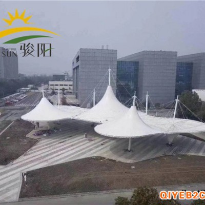 张拉膜 景观索膜结构 北京张拉膜景观安装材料及案例