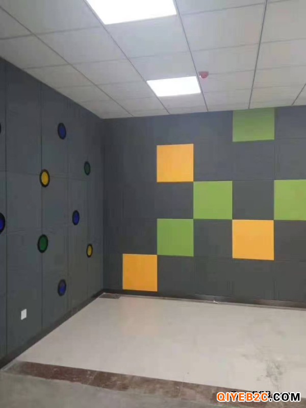 聚酯纤维吸音板墙面装饰隔音毛毡板幼儿园背景ktv
