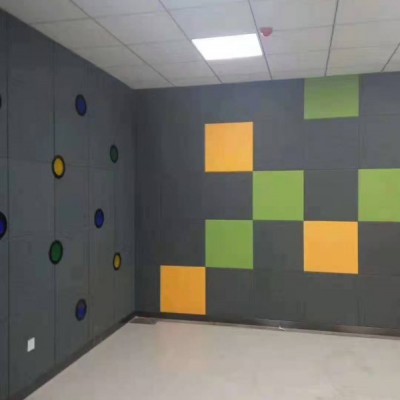 聚酯纤维吸音板墙面装饰隔音毛毡板幼儿园背景ktv