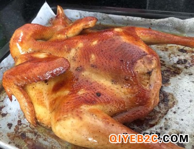 北京唐人美食小吃培训学校教学奥尔良农夫烤鸡技术