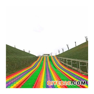 景区滑道建设 儿童游乐设备彩虹滑道搭建方案