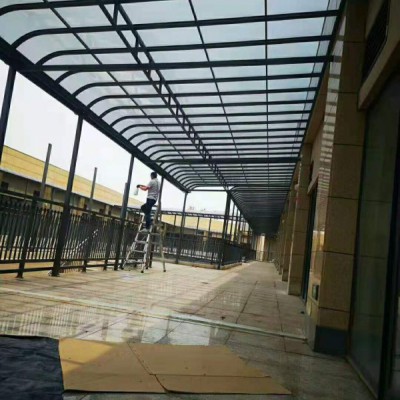 上海工程用PC阳光板，雨棚PC阳光板，车库通道