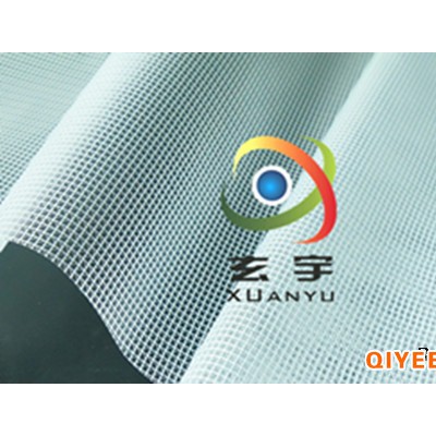 源头工厂生产直销建筑防炎布 PVC透明夹网布 箱包