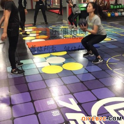 北京定制图案logo健身房360私教地胶多功能训练