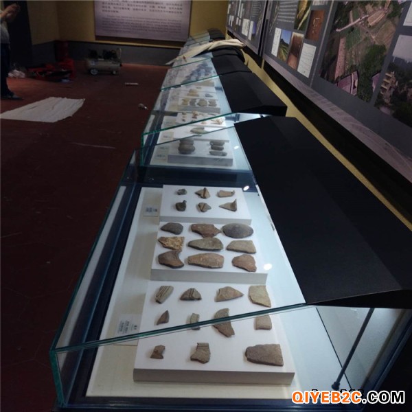 惠州博物馆展柜冷轧钢板烤漆文化展柜液压玻璃文物展柜