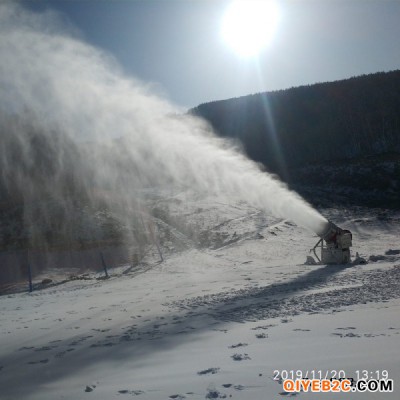 甘肃兰州滑雪场所 黄河石林人工造雪设备 稳定造雪