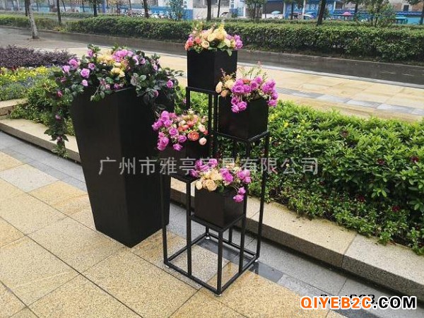 广州雅亭定制户外景观花箱房地产外摆种植箱
