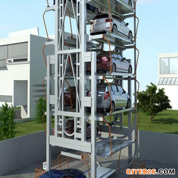 深圳安装垂直循环式机械停车楼 六至九层循环
