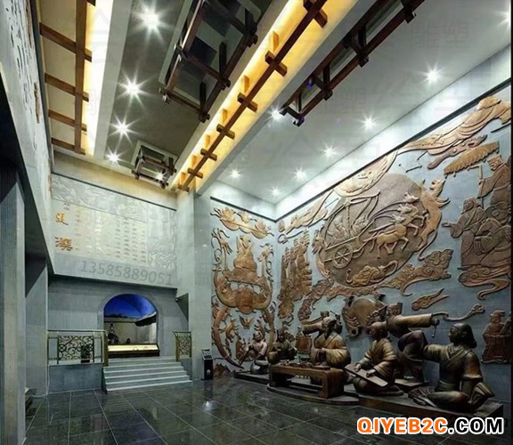 辽宁室内人物景观立体铜浮雕 墙上浮雕画制作工厂
