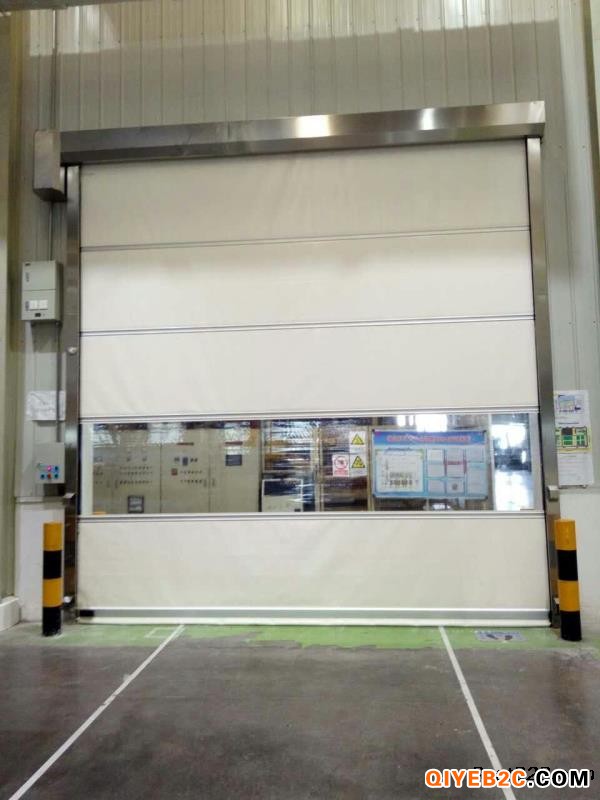 赣州市pvc工业快速门生产 安装前门口测量