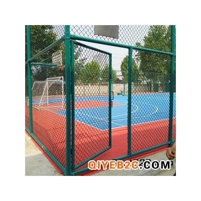 潍坊篮球场围栏网体育场铁丝网防护栏围墙栅栏工艺优