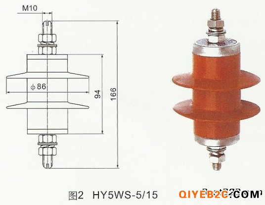 高压避雷器HY5WZ-3.8 13.5型号齐全