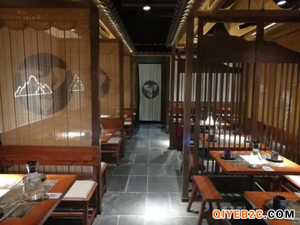 中餐厅中式餐桌椅复古实木长条板凳深圳定做