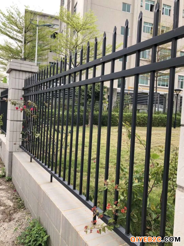 锌钢围墙栅栏小区学校围墙护栏别墅庭院护栏生产安装