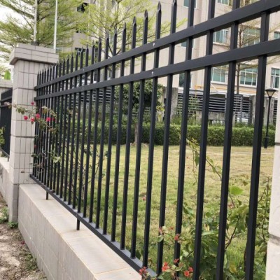 锌钢围墙栅栏小区学校围墙护栏别墅庭院护栏生产安装