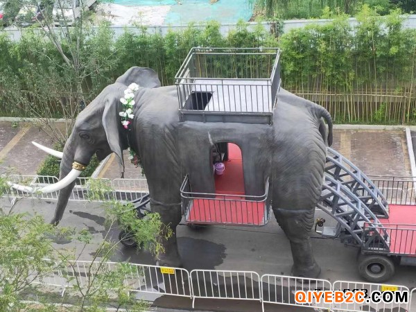 巡游神器大型仿真机械大象出租互动趣味过山车出租出售