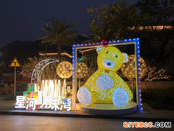 广东惠州灯光展出租灯光艺术节出租亮化灯光秀布置