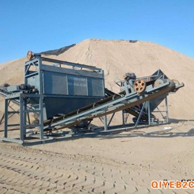 时产150吨的XS系列螺旋洗石机清洗风化砂的设备
