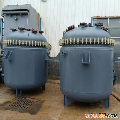 2吨搪瓷反应釜胶水用反应釜设备