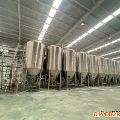 酒厂大型自动化酿酒设备年产5000吨精酿啤酒设备