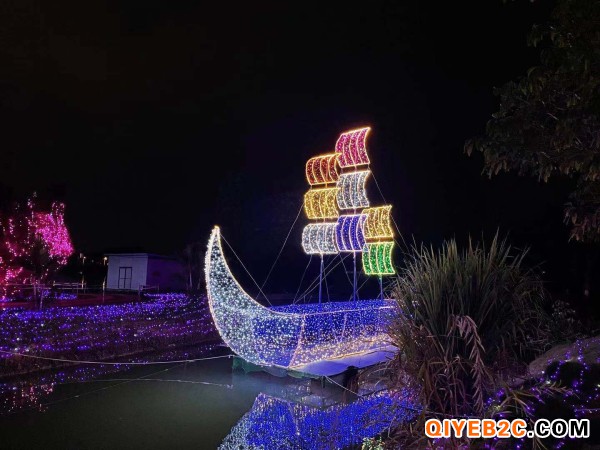 广西梧州LED灯光展造型出租梦幻灯光节制作厂家